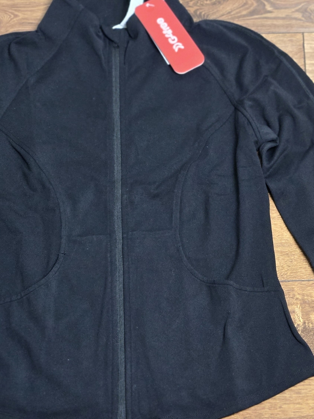 G4free Women's Black Zip-Front Jacket